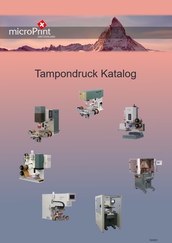 Tampondruck Katalog