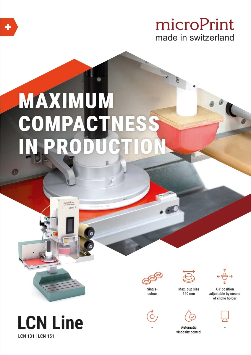 Product Brochure: Pad Printing Machine – LCN Line