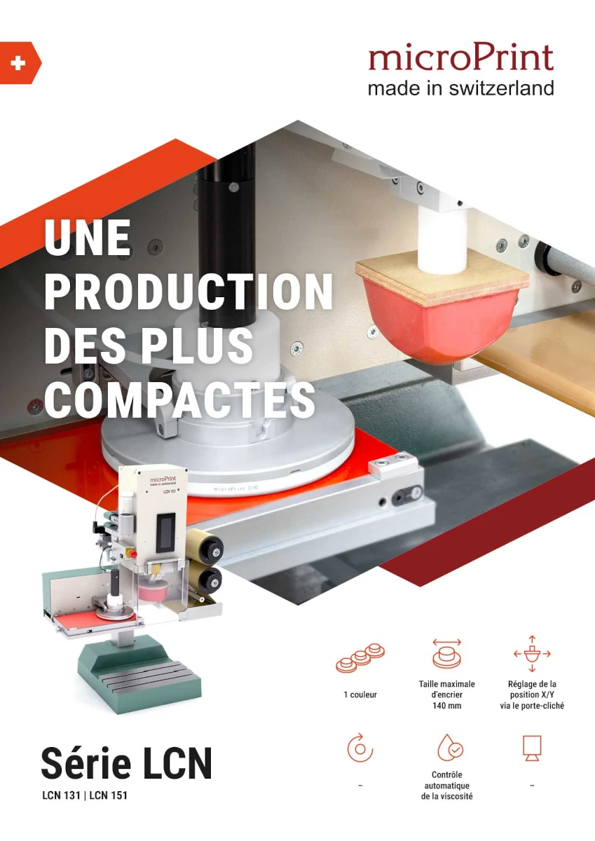 Brochure Produit : Machine de Tampographie – Série LCN