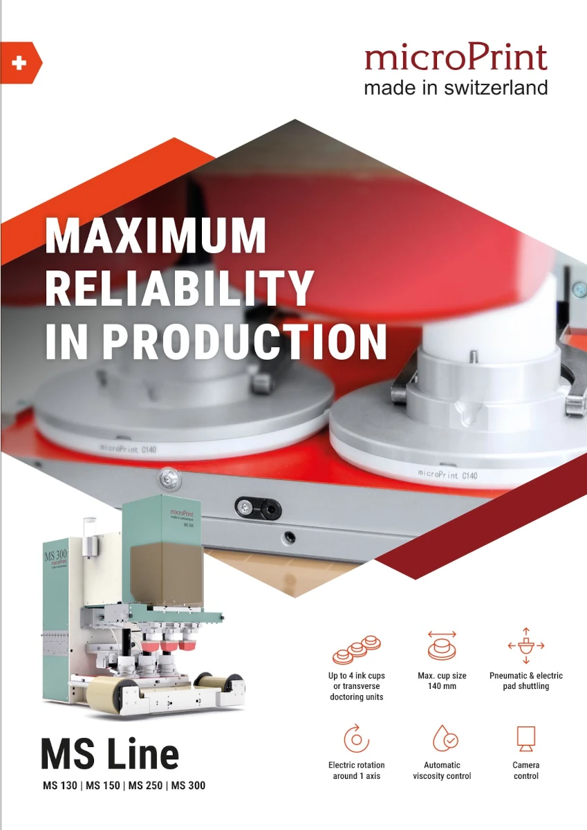 Product Brochure: Pad Printing Machine – MS Line